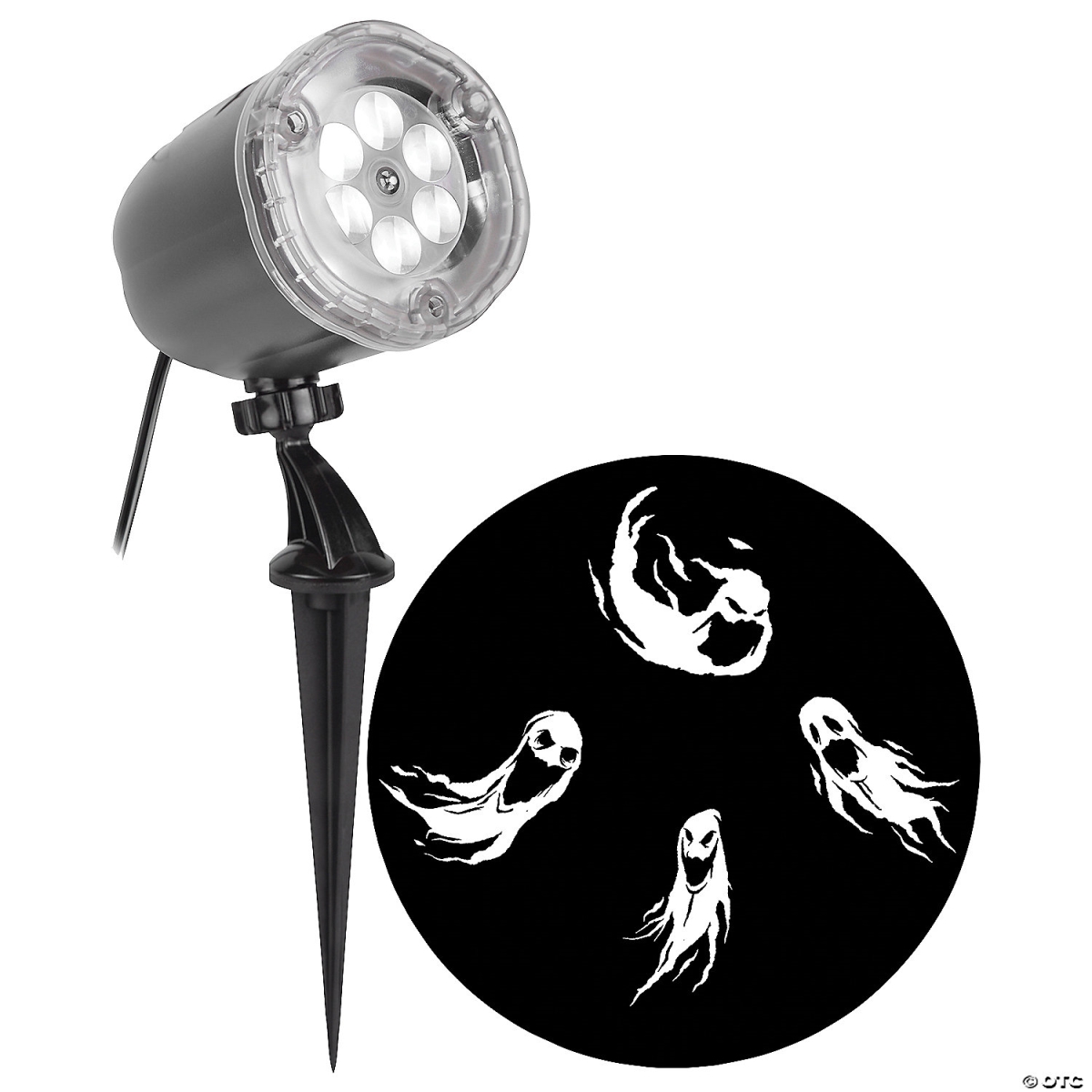 Picture of Costumes for All Occasions SS228788G Lightshow Scary Ghost Projection Light Halloween Decoration&#44; White