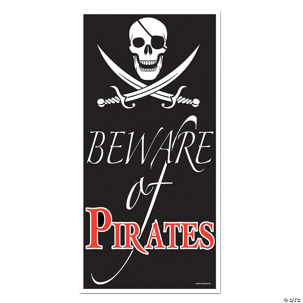 Picture of Beistle BG50008 Beware of Pirates Door Cover