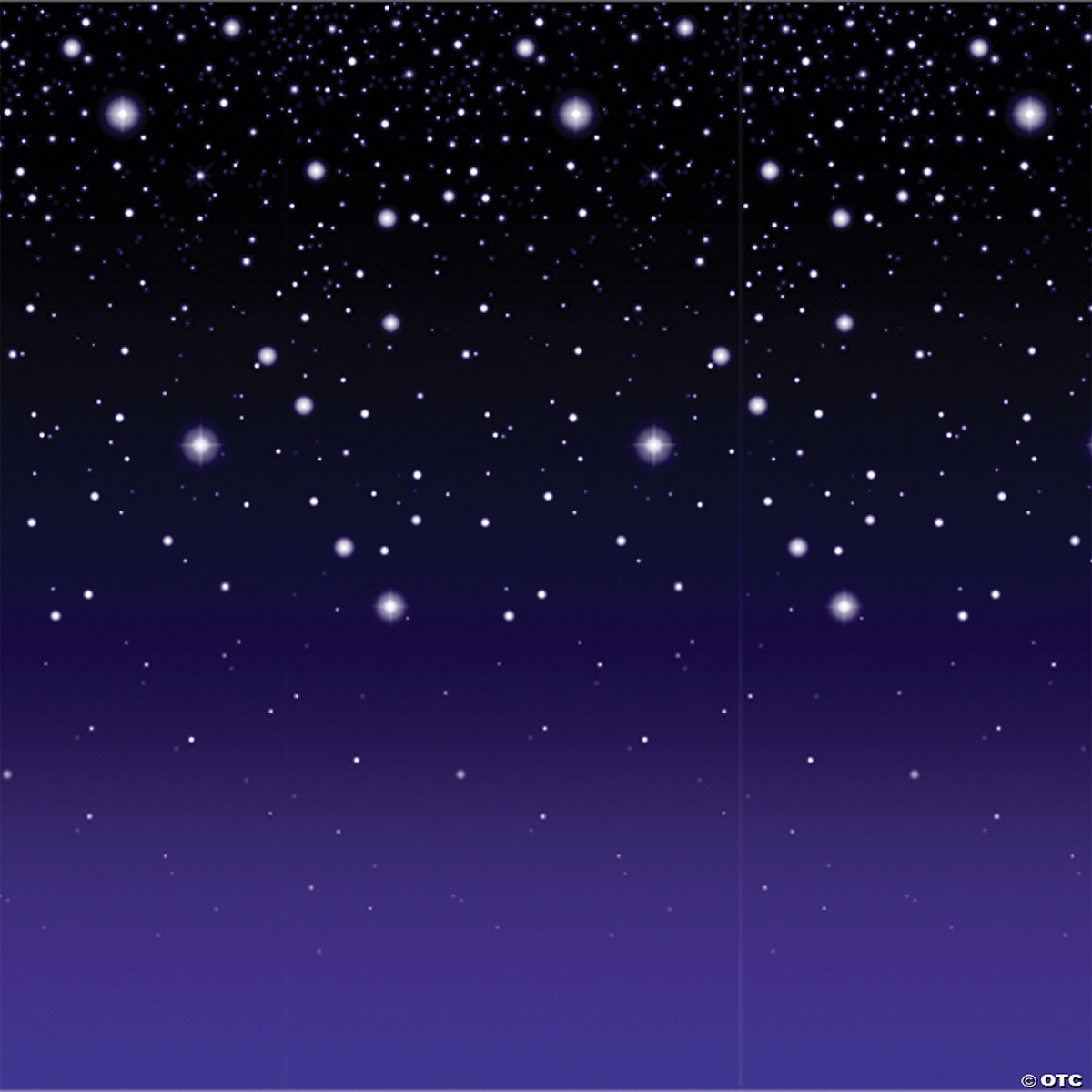 Picture of Beistle BG52024 4 x 30 ft. Starry Night Backdrop