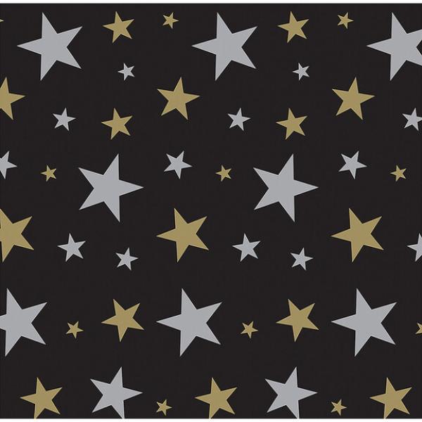 Picture of Beistle BG52102 4 x 30 ft. Plastic Star Backdrop