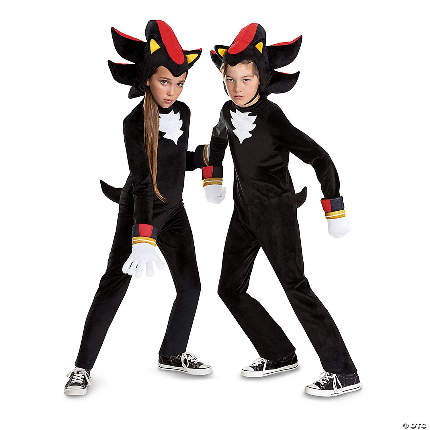 Picture of Disguise DG162029L Kids Classic Sonic the Hedgehog 3 Shadow the Hedgehog Costume - Medium 7-8