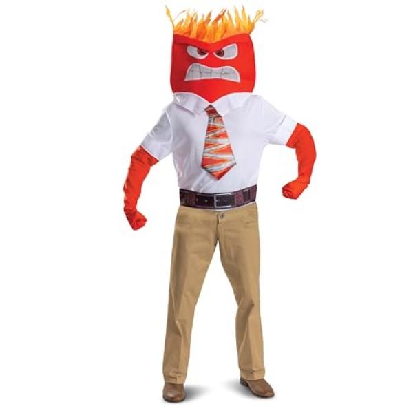 Picture of Disguise DG166179C Disney Pixar Inside Out 2 Red Anger Costume Kit for Men - 2XL&#44; 50-52