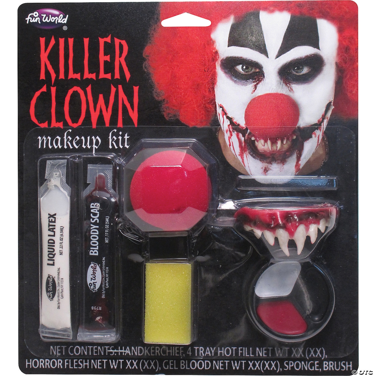 Picture of Fun World FW9422KC Killer Clown Make Up Kit