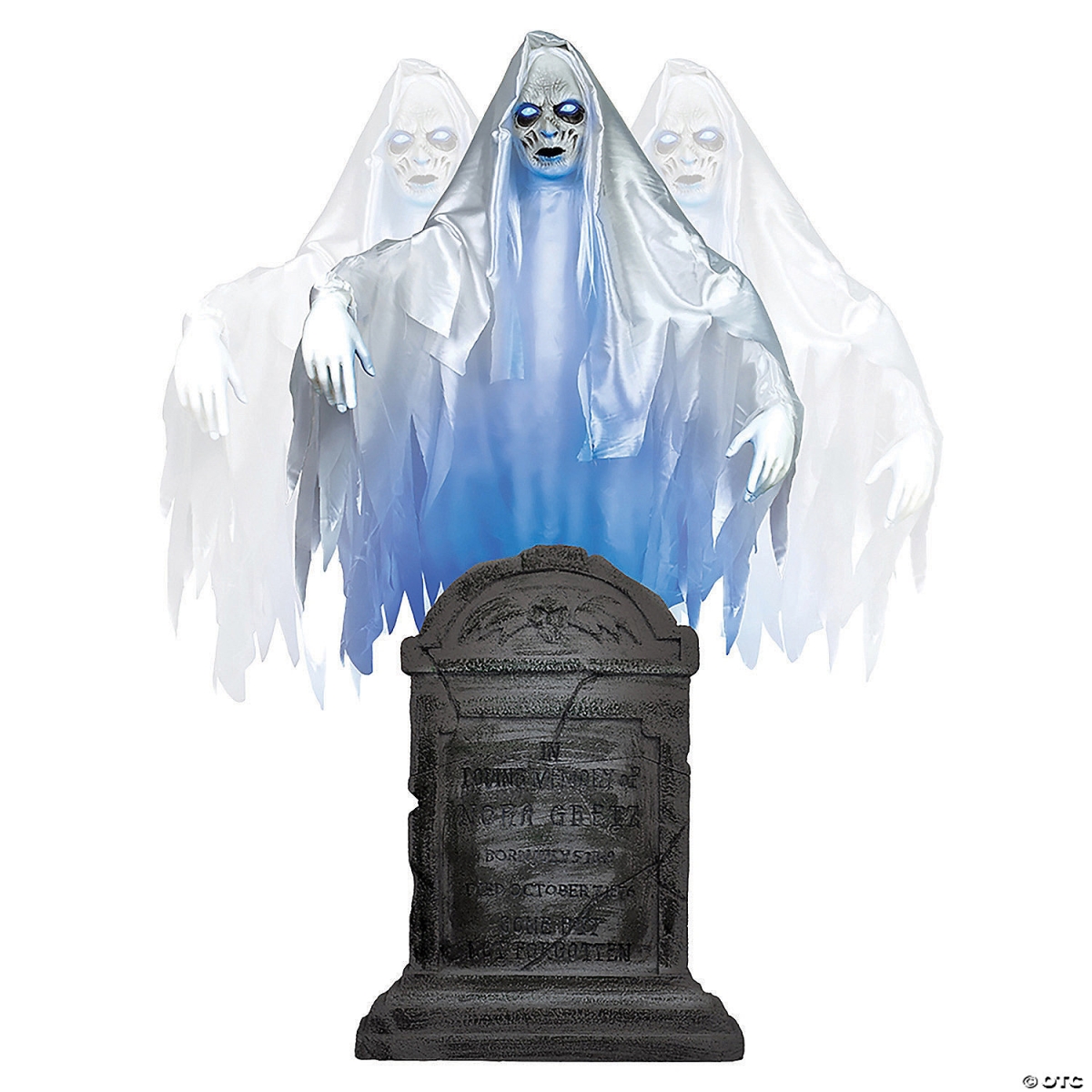 Picture of Tekky Toys TT60294 6 ft. Ghost Woman Over Tombstone Halloween Decoration