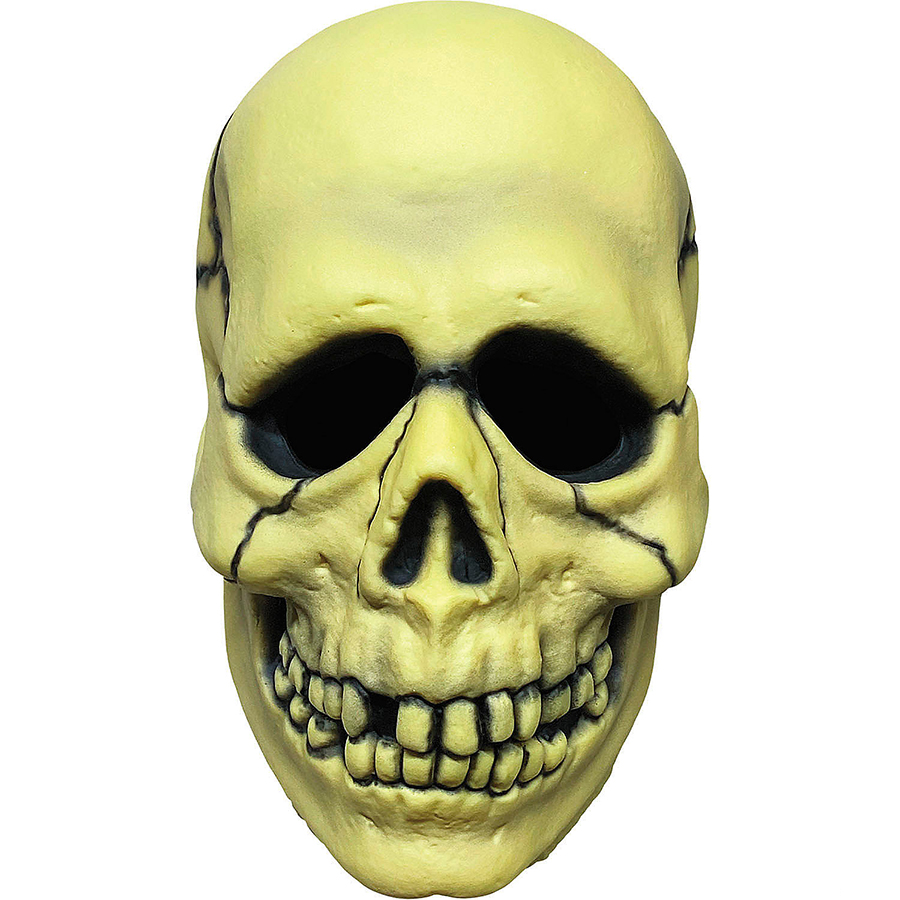 Picture of Trick or Treat Studios MAJM138 Vinyl Ghost Skull Mask - One Size