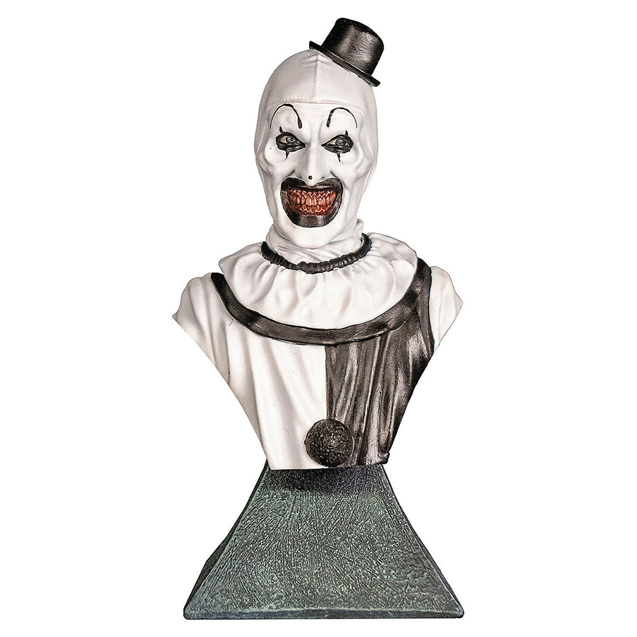 Picture of Trick or Treat Studios MATTDA112 Terrifier Art The Clown Mini Bust Halloween Decoration