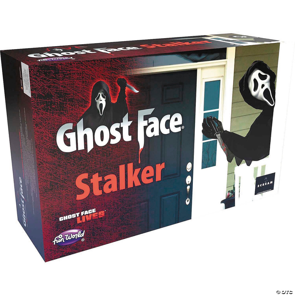 FW96099 Ghost Face Tree Stalker Halloween Outdoor Decoration