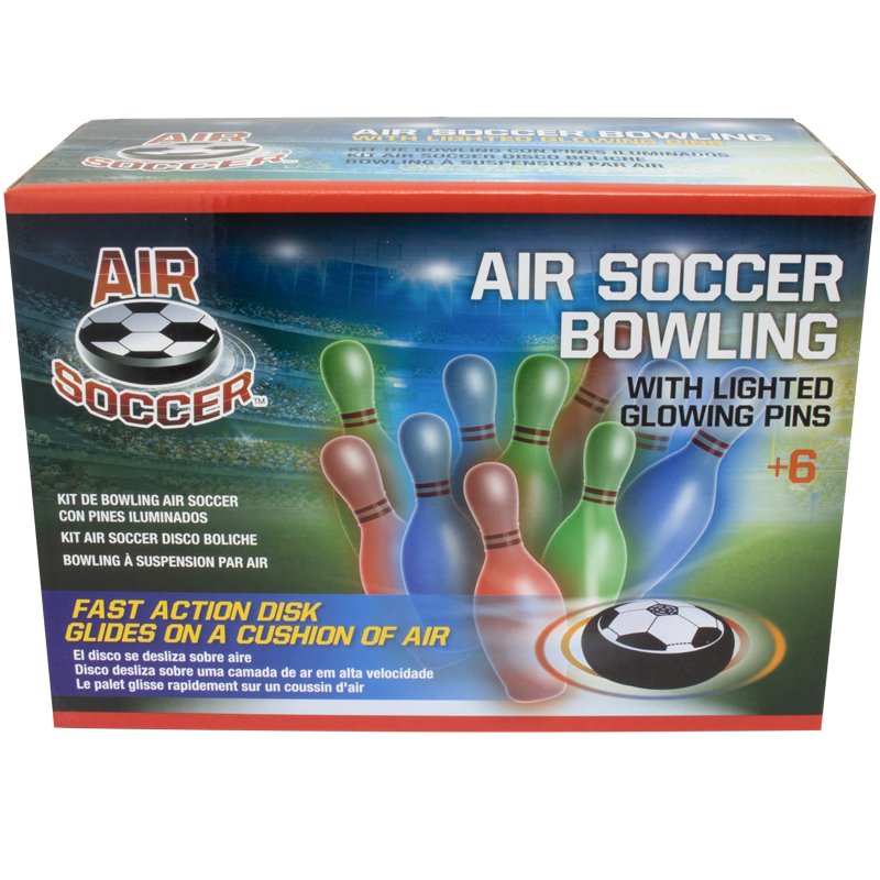 Picture of Maccabi Art 8684 7.5 x 2.5 in. Air Soccer Bowling with Lighted Pins