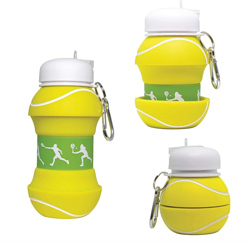 Picture of Maccabi Art 8724 18 oz Collapsible Silicone Tennis Ball Water Bottle