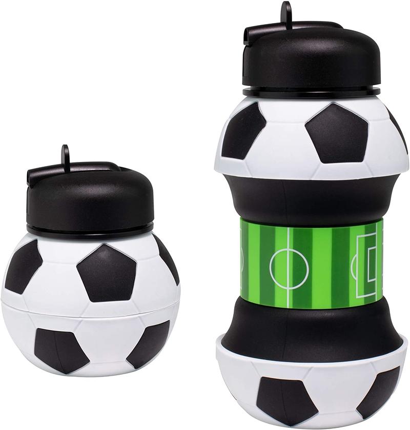 Picture of Maccabi Art 8726 18 oz Collapsible Silicone Soccer Water Bottle