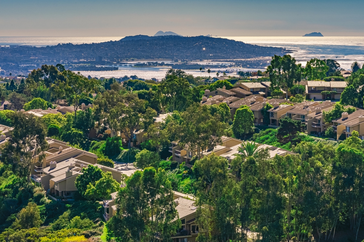 36 x 24 in. Mount Soledad, La Jolla View Fine Print Wall Art