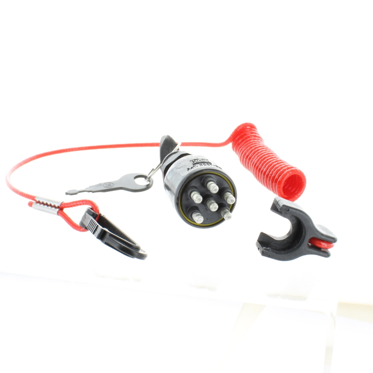 Ignition Key Switch & Safety Lanyard - Black - Lightweight - Essential Accessory