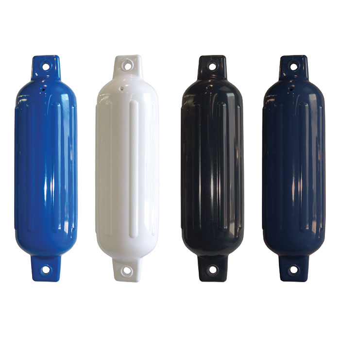 5.5 x 20 in. Boat Fender, White