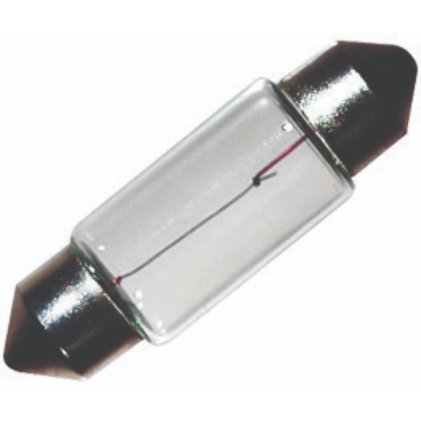 529095 Miniature Bayonet Base Bulb with Festoon End Cap - Pack of 2