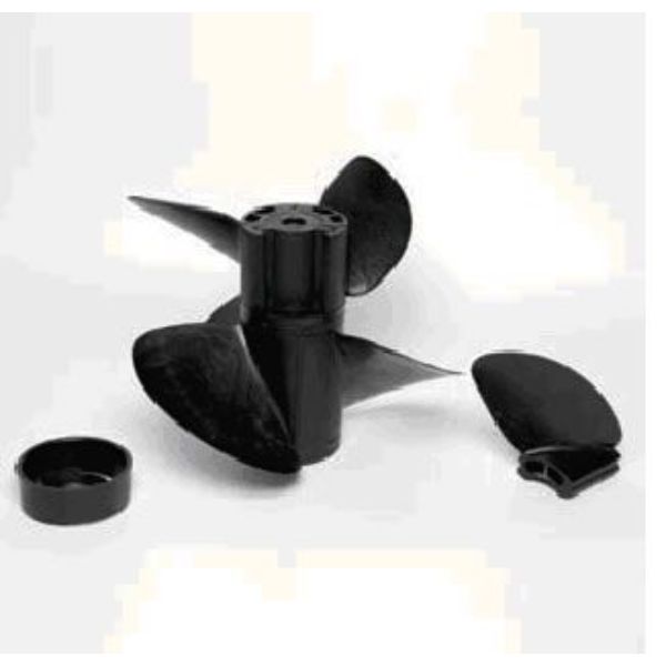 Duoprop X9 Rear Blade Propeller - Silver - Lightweight - High-Speed Performance