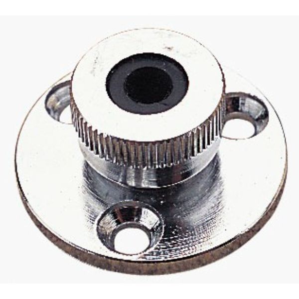 0.37 in. Chrome Brass Cable Outlet