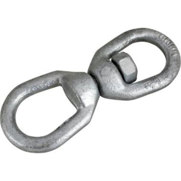 Galvanized Eye & Eye Swivel - 0.5 in. - Durable Anchor Accessory
