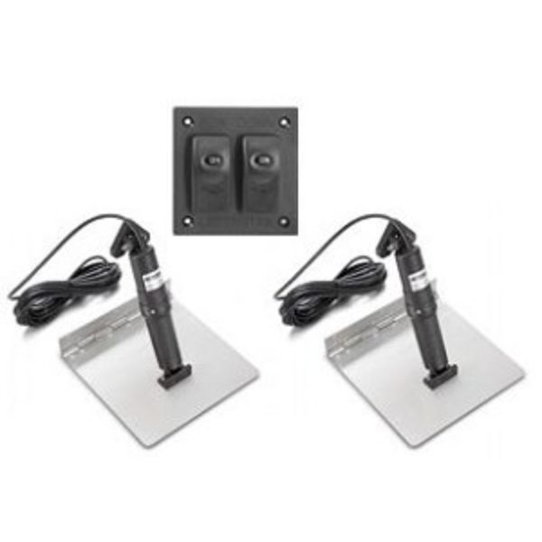 9 x 18 in. XKA Stainless Steel Trim Tab Kits with Controls