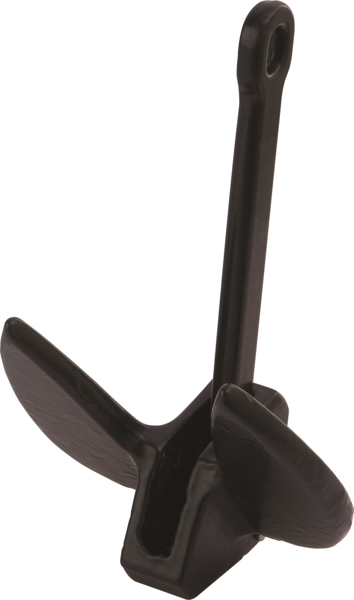 20 lbs Vinyl Coated Iron Navy Anchor, Black