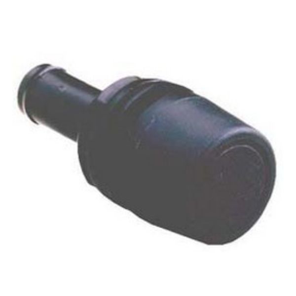Straight Black Polypropylene Tank Vent