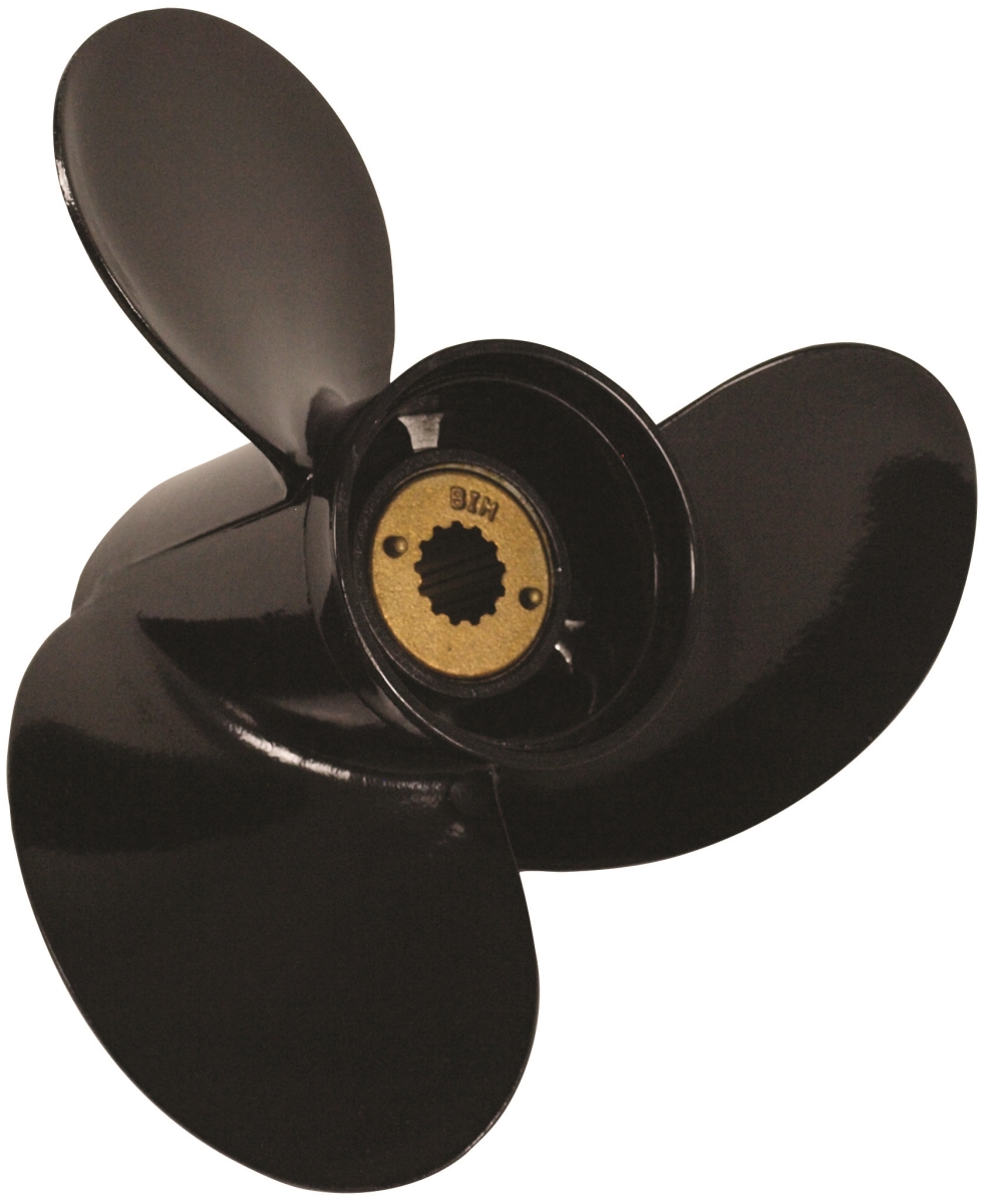 3-Blade Prop, Pressed Rubber Hub / Aluminum, 12.5 dia x 8, RH