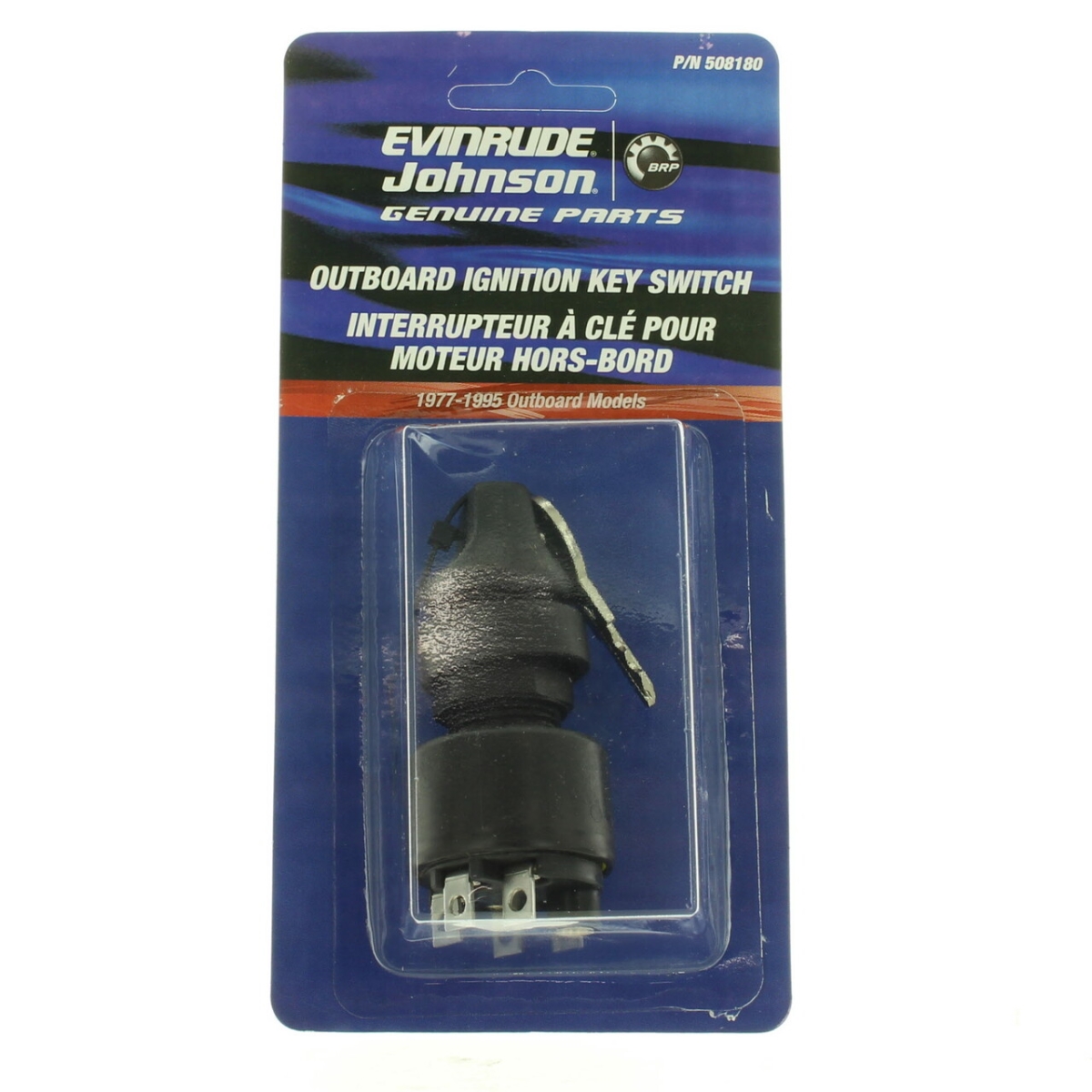 508180 77 Series Outboard Ignition Key Switch for Johnson, Evinrude & OMC