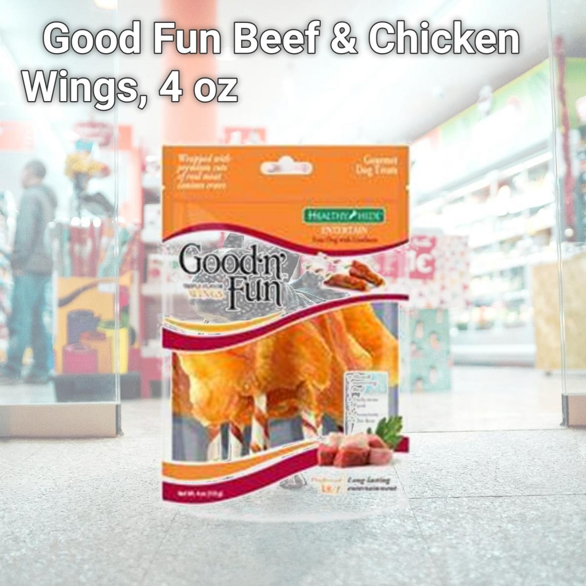 Picture of Merchandise 50662977 Good Fun Beef & Chicken Wings, 4 oz