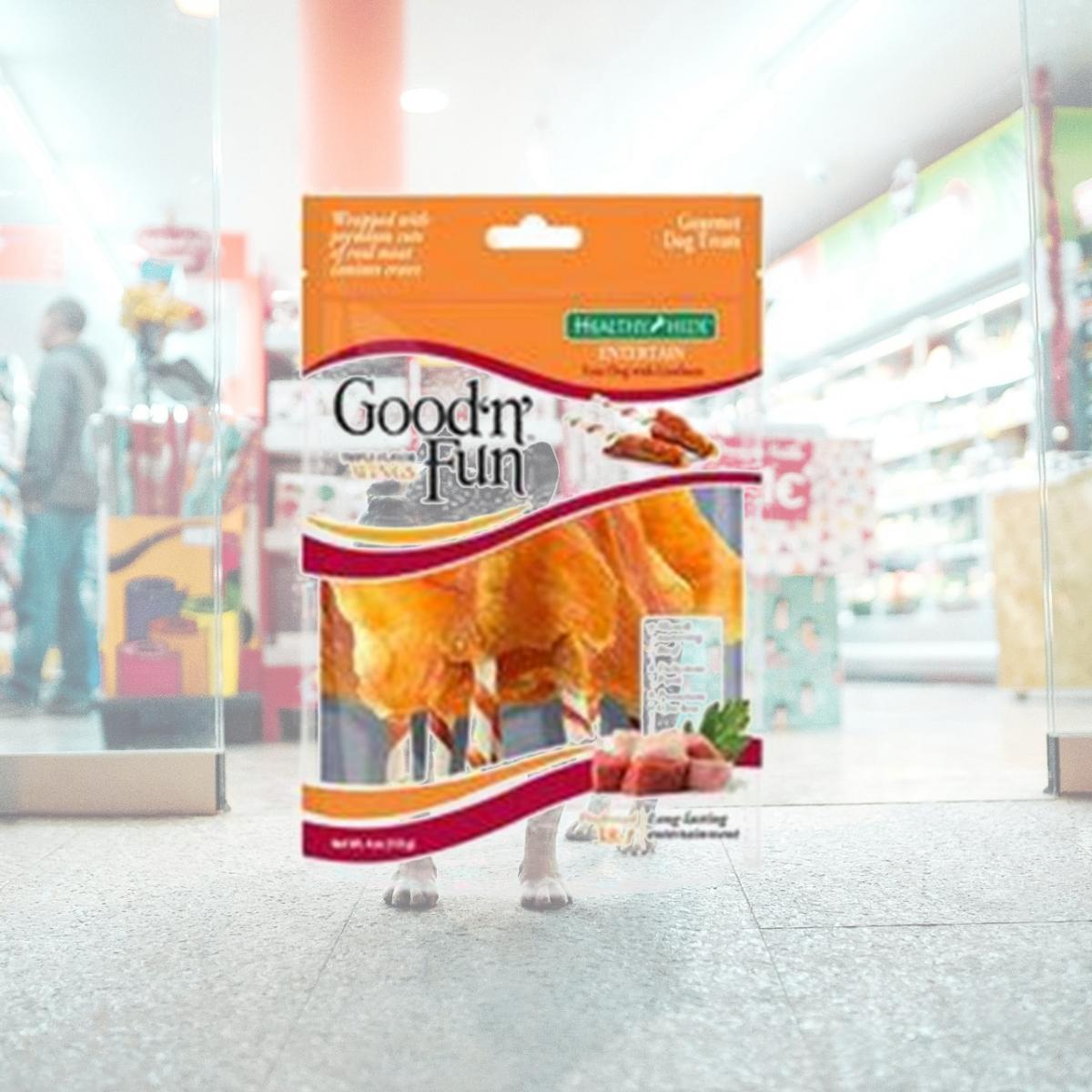 Picture of Merchandise 50662977 Good Fun Beef & Chicken Wings, 4 oz