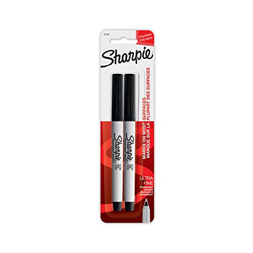 Sharpie Permanent Markers - Black - 2 Count