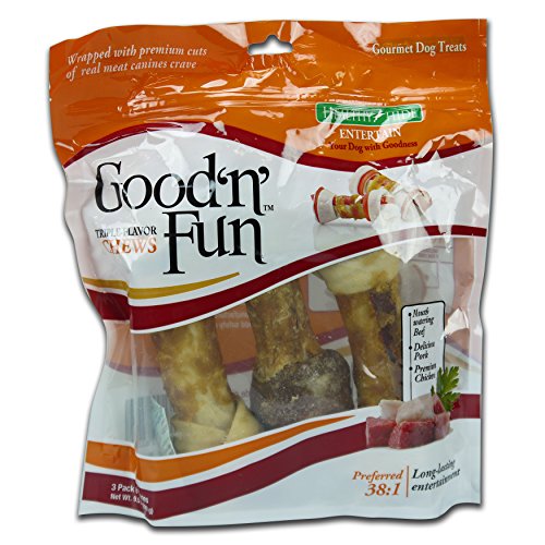 Picture of Merchandise 50663019 6 in. Goodfun Triple Flavour Bone - 3 Count