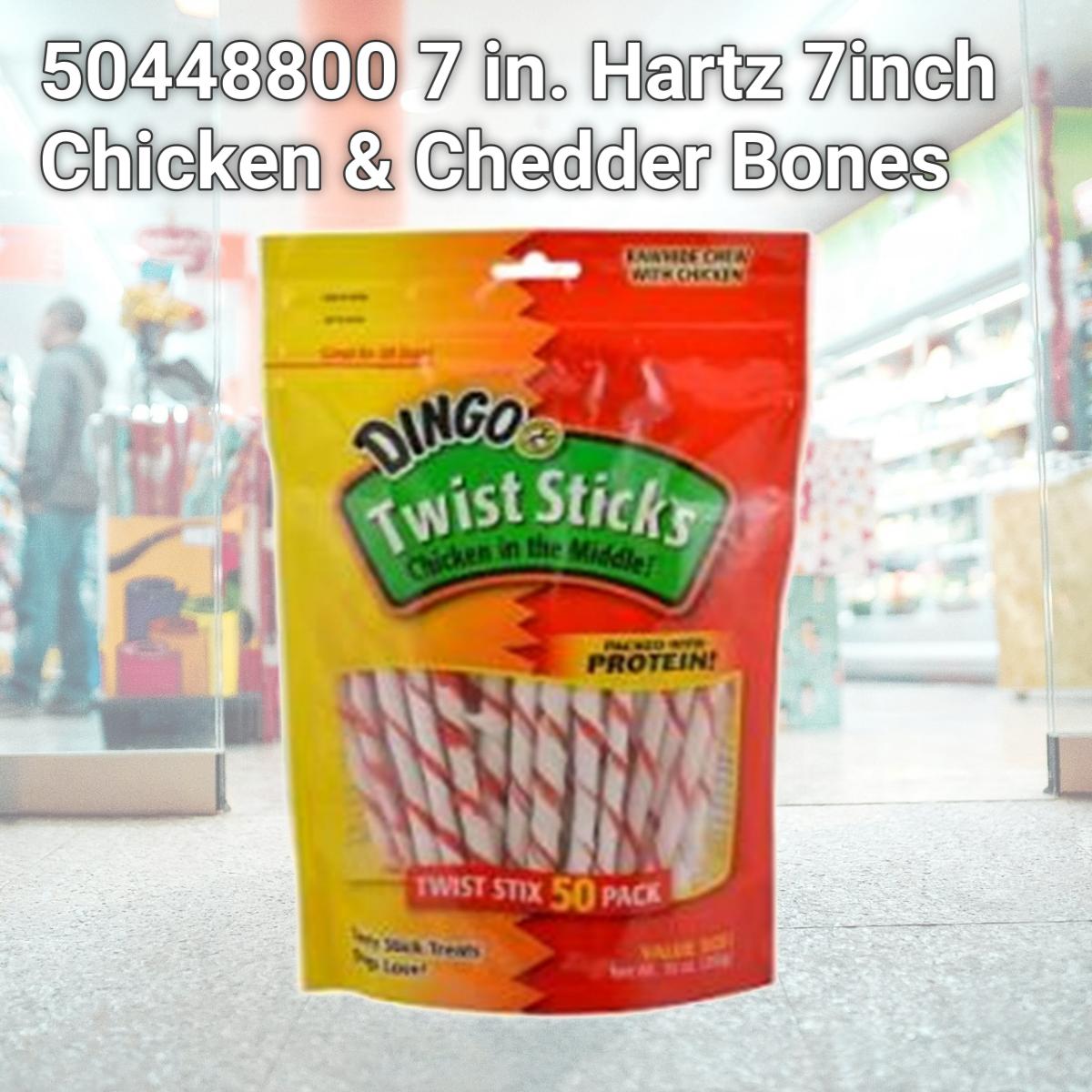 Picture of Merchandise 50448800 7 in. Hartz 7inch Chicken & Chedder Bones