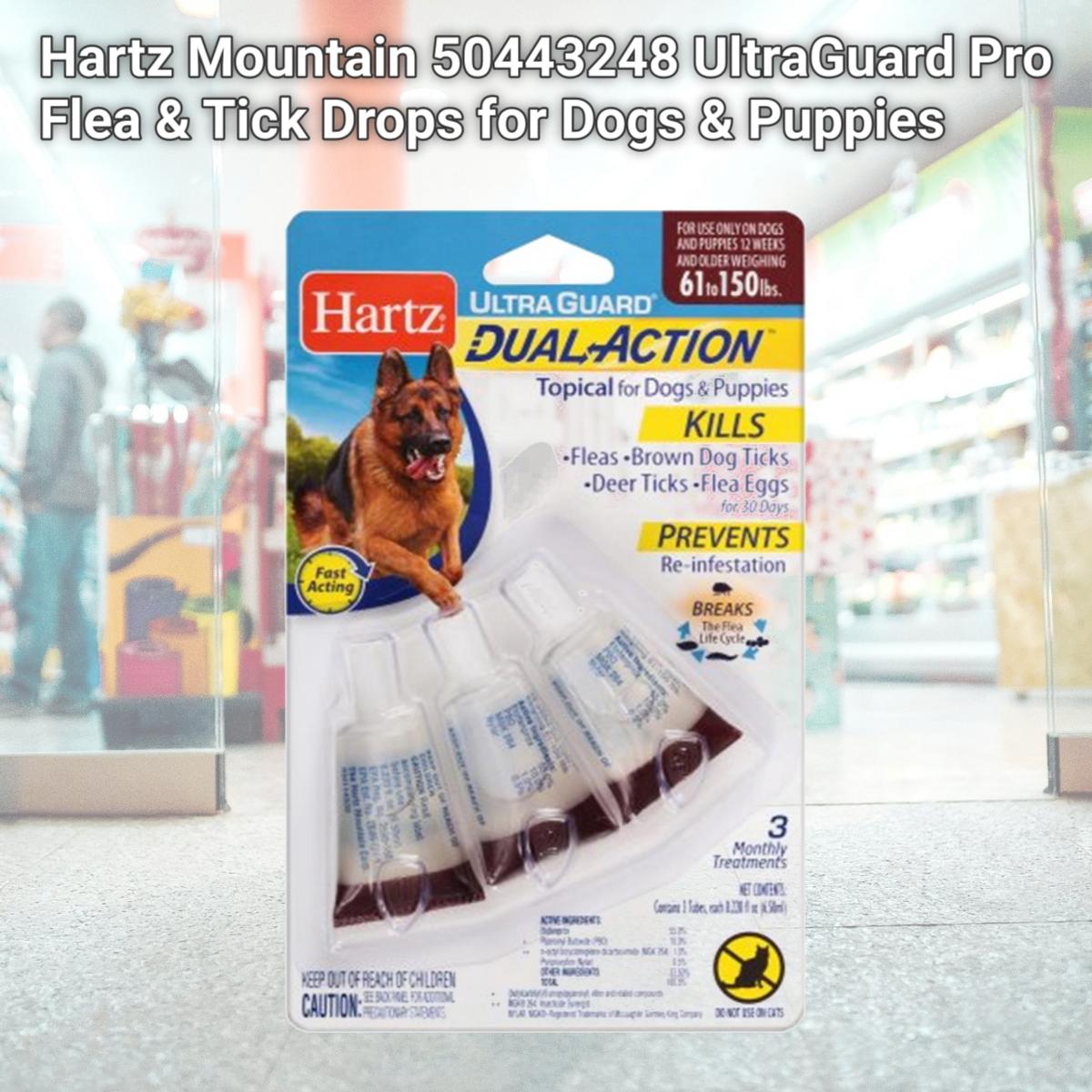 Picture of Hartz Mountain 50443248 UltraGuard Pro Flea & Tick Drops for Dogs & Puppies