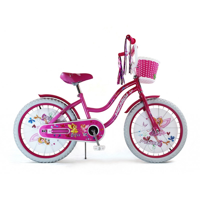 Picture of Micargi ELLIE-G-20-HPK-PK 20 in. Girls Bicycle&#44; Hot Pink & Pink