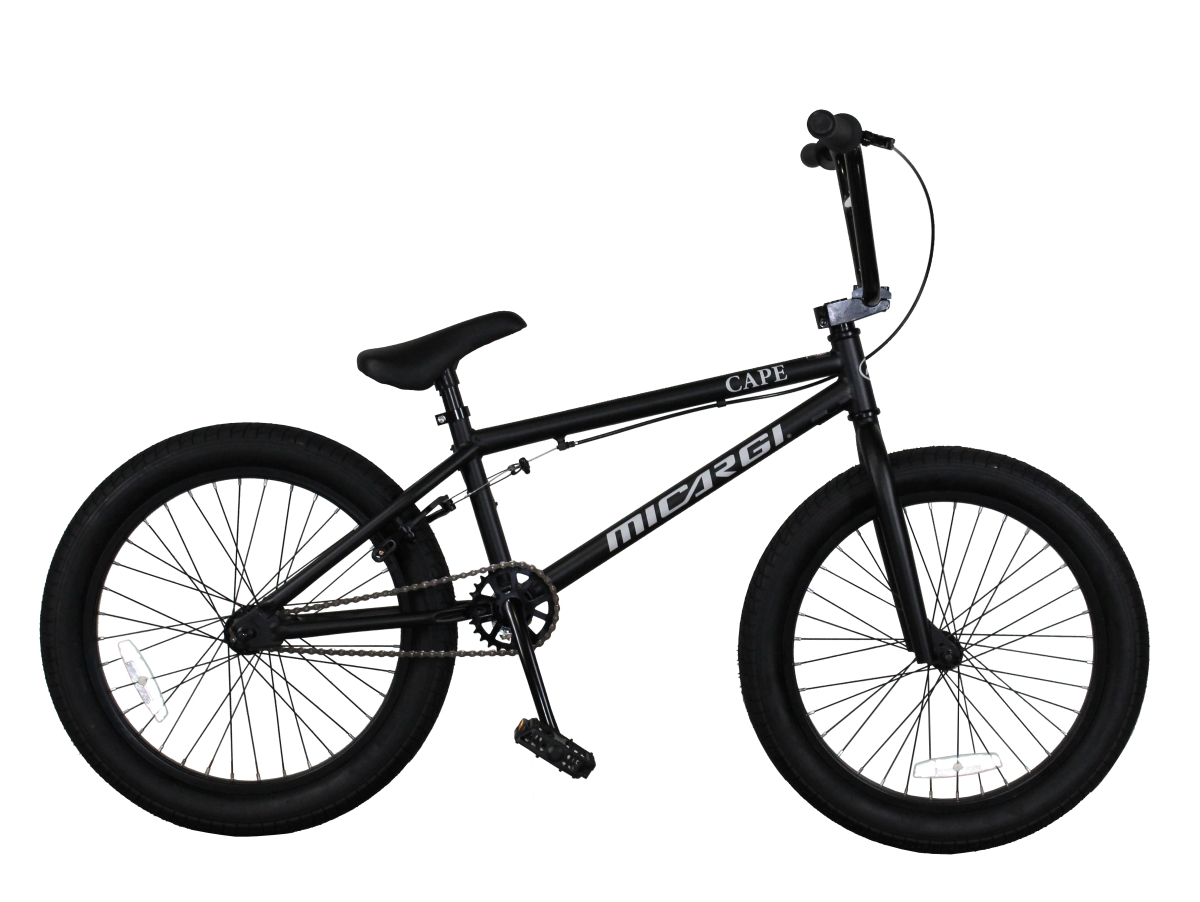 CAPE-MBK 20 in. Cape BMX Bicycle, Matte Black
