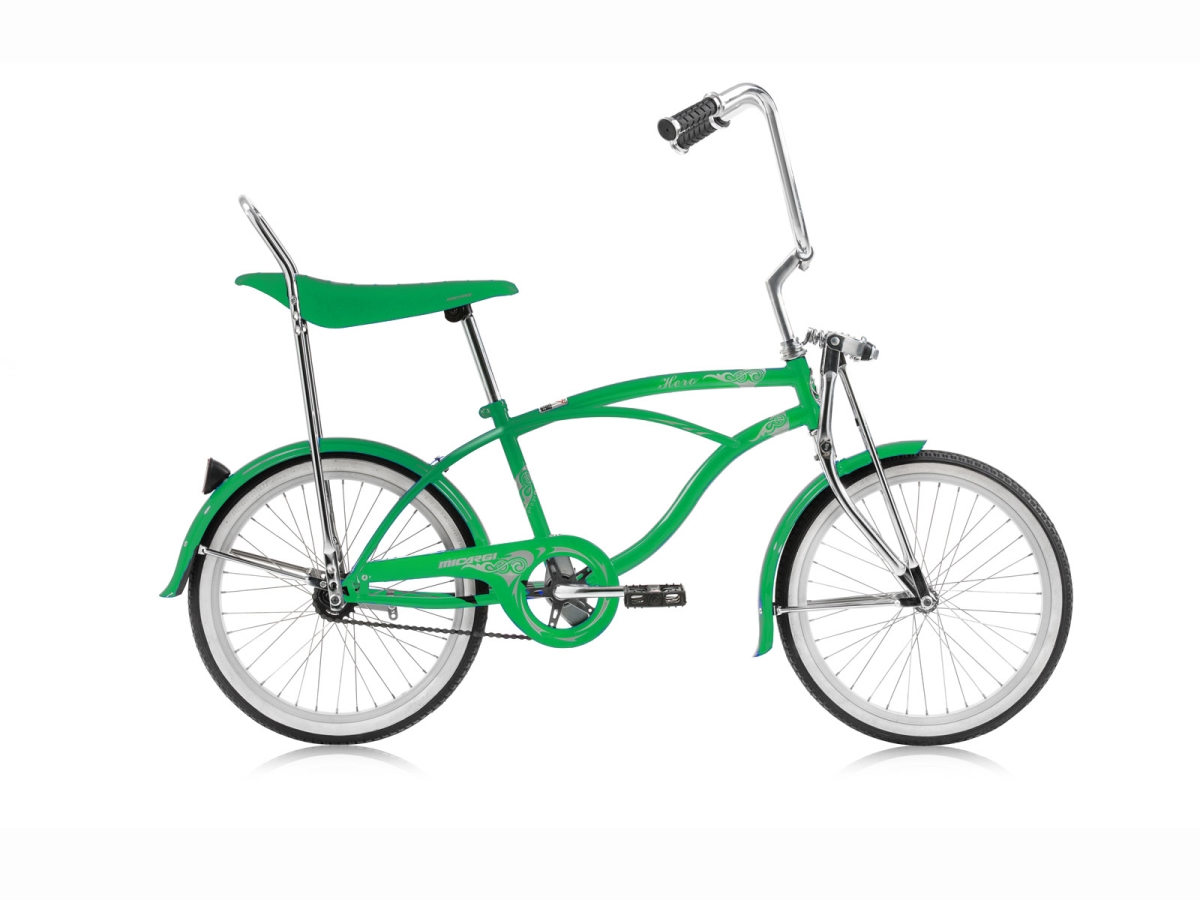 Men Beach Cruiser Banana Bicycle, Green