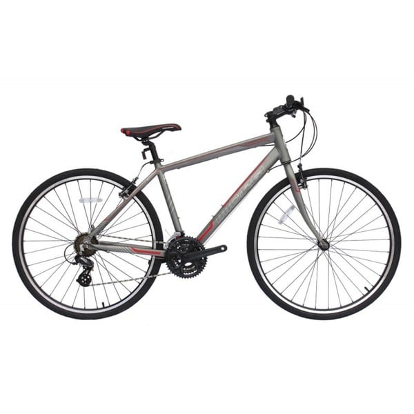 46 in. Cross 6.0 Gray Hybrid Bicycle