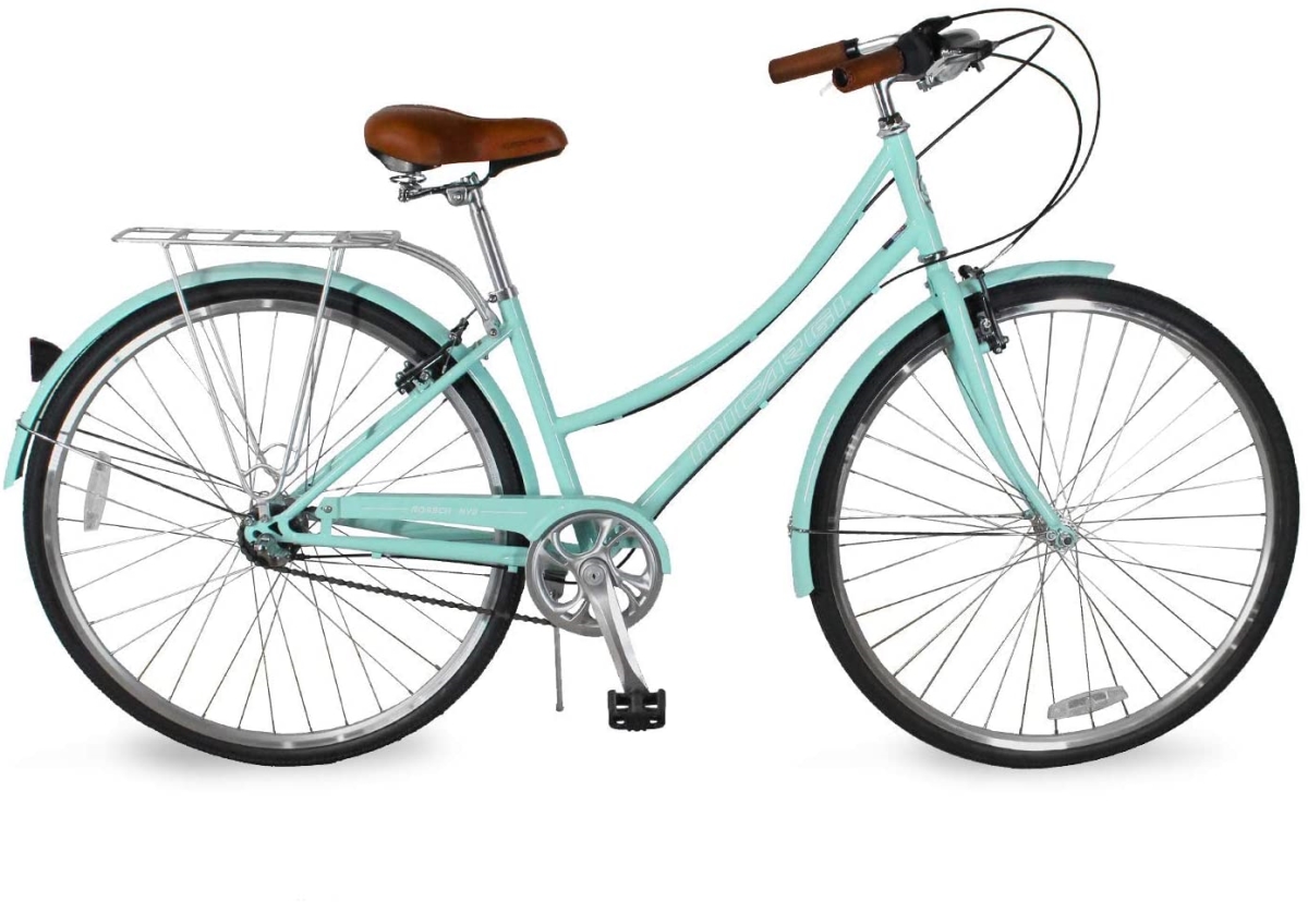 39 in. 700C V7 Ocean Blue Roasca-7SP City Bike
