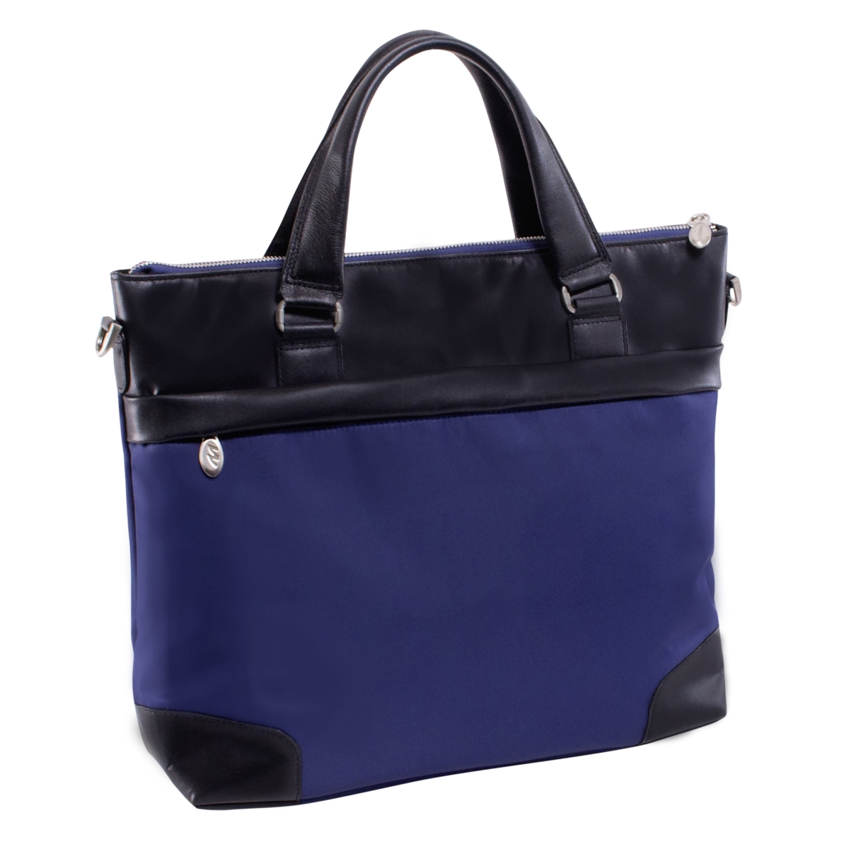 15 in. Eastward Nylon Slim Laptop Briefcase, Navy