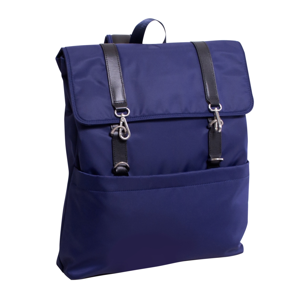 15 in. Element Nylon Flap Over Laptop Backpack, Navy