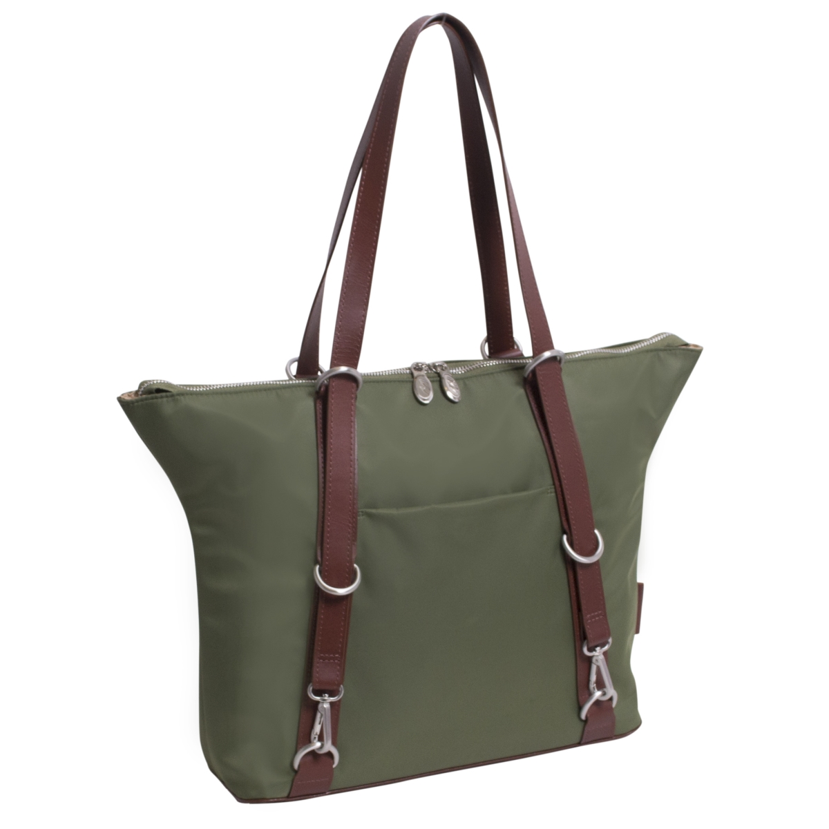 Dylan 3-In-1 Nylon Convertible Backpack Tote, Green