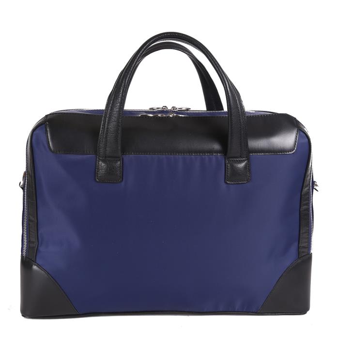 17 in. N Series Harpswell Nylon Dual Compartment Laptop Briefcase - Navy