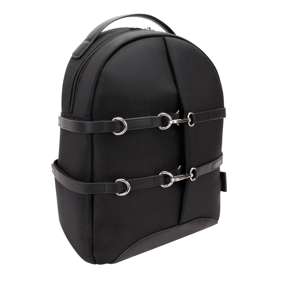 McKlein USA  15 in. U Series Oakland Nylon Business Casual Laptop & Tablet Backpack, Black