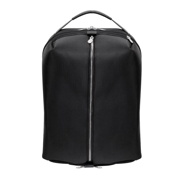 17 in. U Series South Shore Nylon Carry-All Laptop & Tablet Overnight Backpack, Black