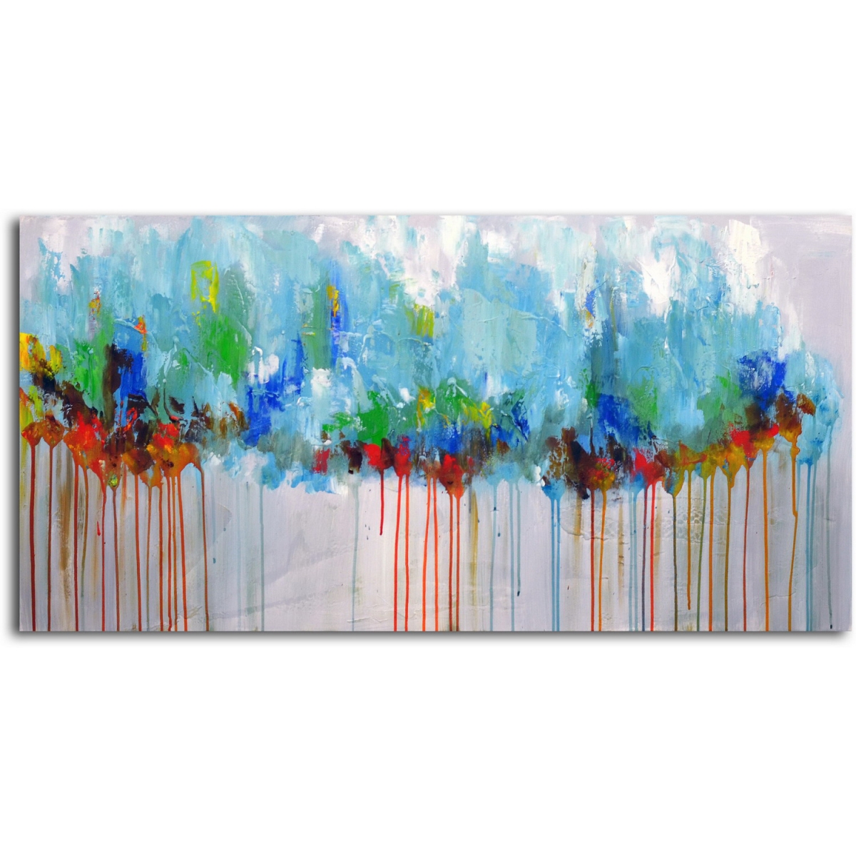 Through the Forest Original Painting on Canvas