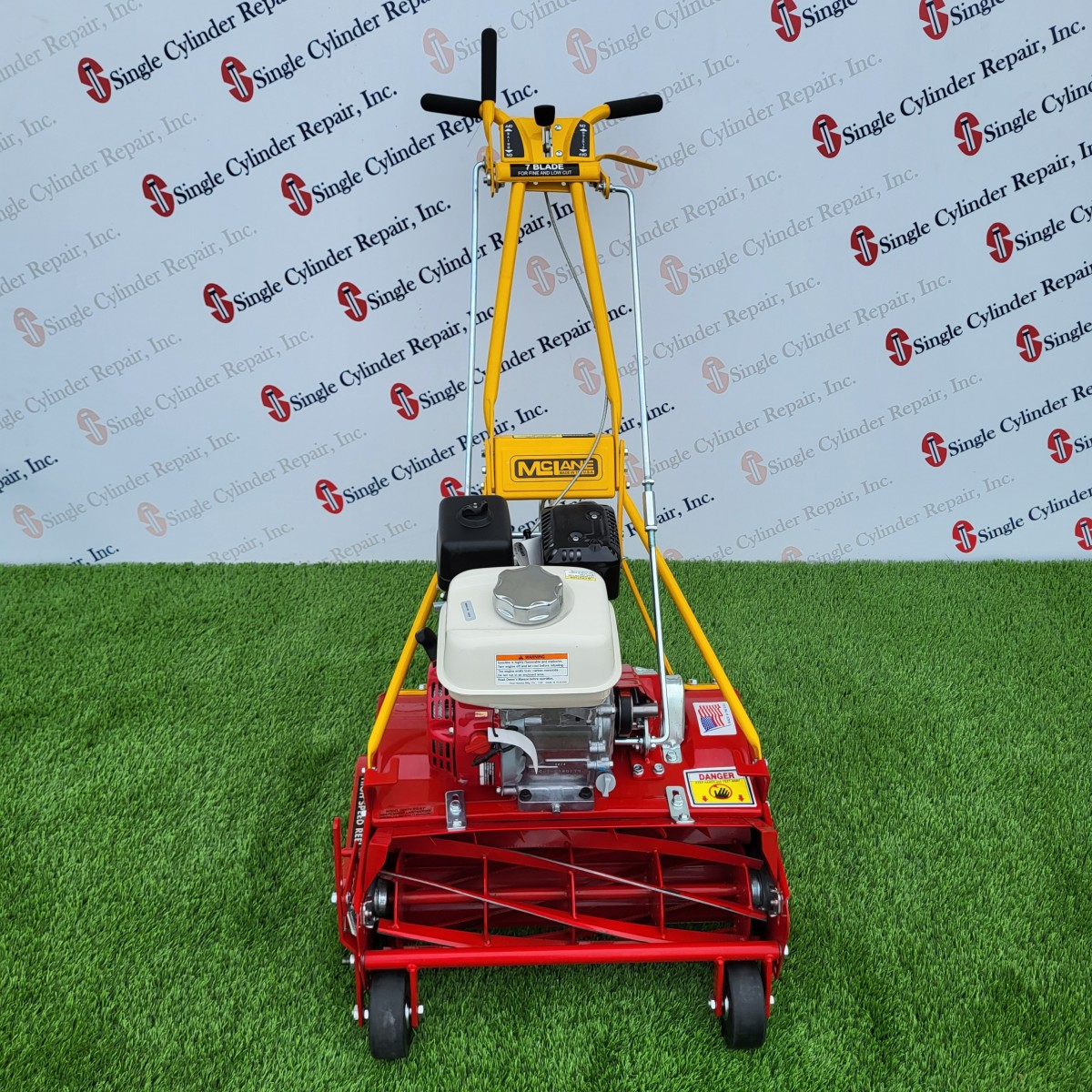 25 in. Self Propelled 7 Blade 4HP Honda Engine Grooved Roller