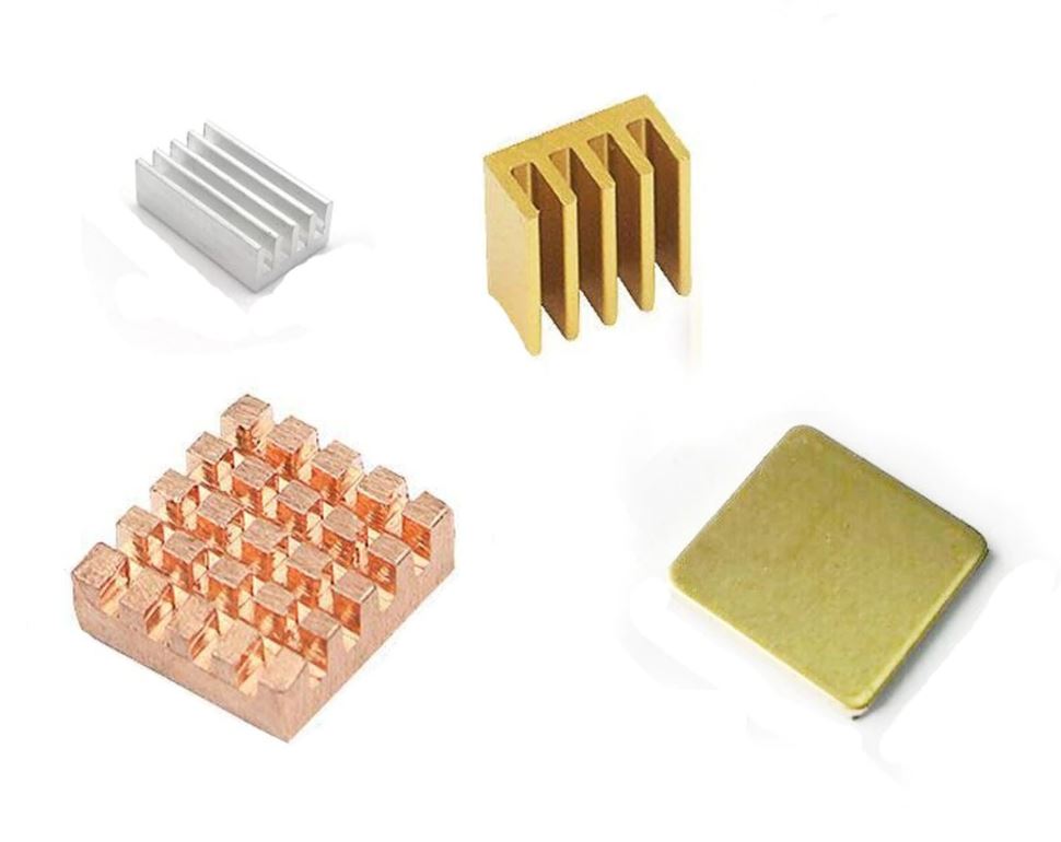 Copper & Aluminum Heat Sink Kit for Raspberry Pi
