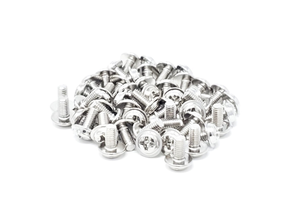 Picture of Micro Connectors SCW-50M3 0.25 in. PC Mounting Computer Case Screws M3 - Pack of 50