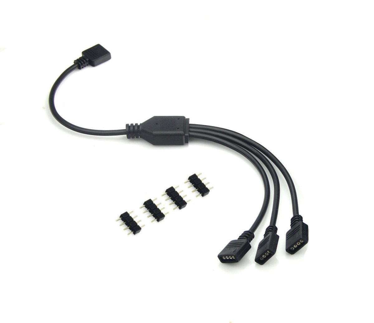 Picture of Micro Connectors F04-RGB0350-2P 50CM 1 to 3 RGB Splitter Cable - 2 per Pack