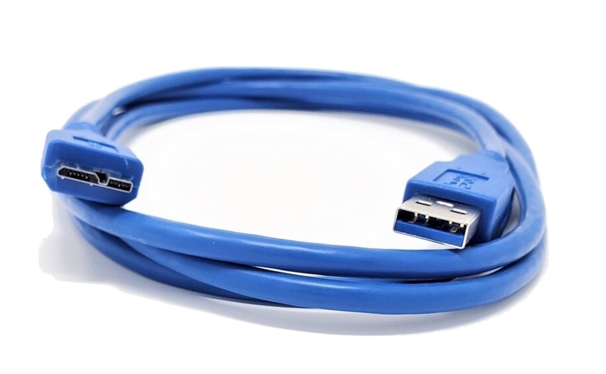 6 ft. USB 3.0 A Male To Micro B Male Cable, Blue