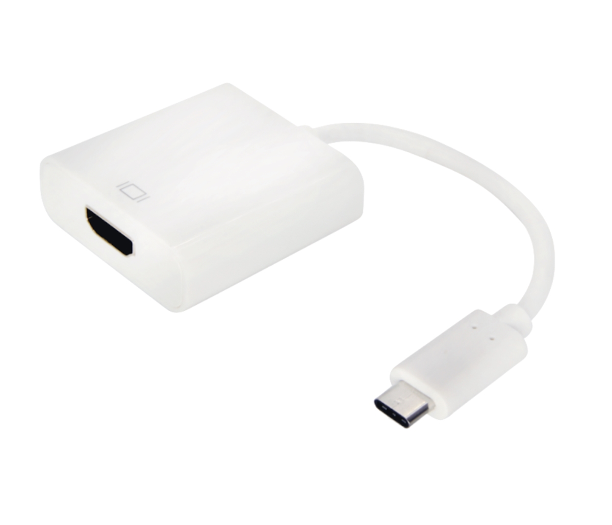 Picture of Micro Connectors USB31-HDMI-9 9 in. USB Type C Male To HDMI Female Adapter, White
